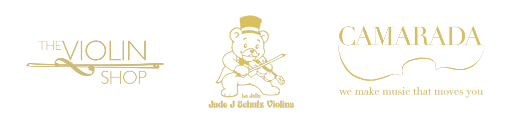 violin shop, jade Schulz, Camarada logos